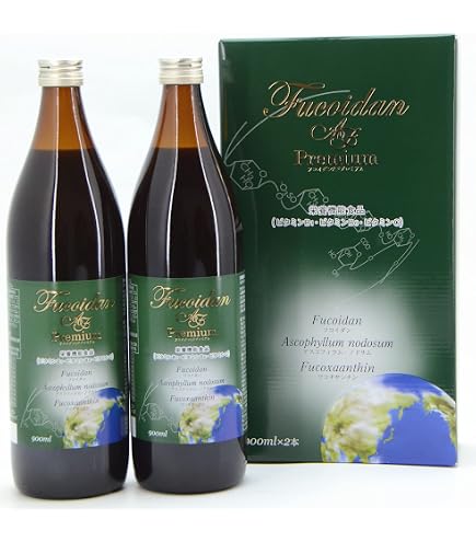 Amazon | フコイダンAFプレミアム（900ml×4本）Fucoidan AF Premium 高